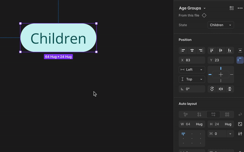 Translations in design system